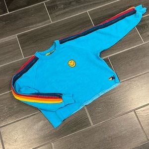 Aviator Nation cropped sweatshirt size small